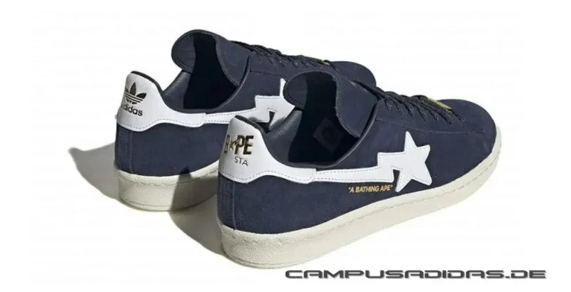 Adidas x A Bathing Ape Campus 80s '30th Anniversary - Navy' – Bild 4
