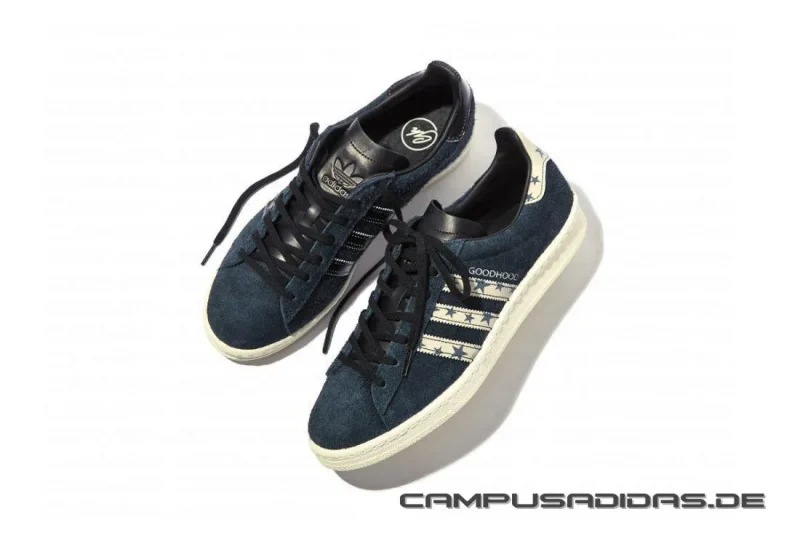 Adidas x Goodhood Campus 80s 'Black White' – Bild 4