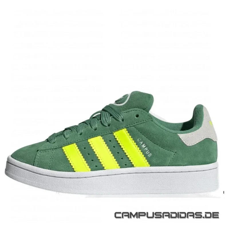 (GS) Adidas Campus 00s 'Preloved Green Solar Yellow'