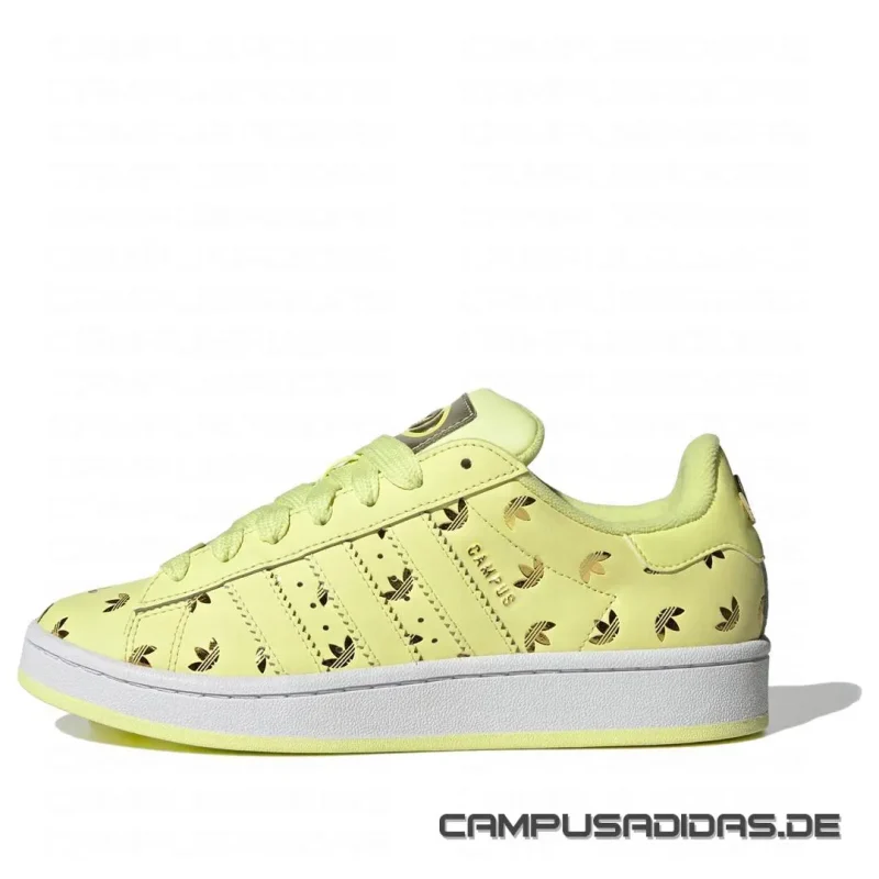 (WMNS) Adidas Campus 00s 'Allover Debossed Trefoils - Pulse Yellow'